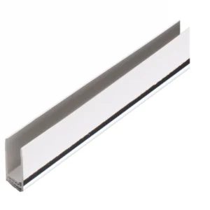 Guardian Wall Panel Accessories 2 Part Edge Trim  8/10mm x 2.7m Chrome