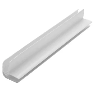 Guardian Wall Panel Accessories 2 Part Universal Corner  8/10mm x 2.7m White