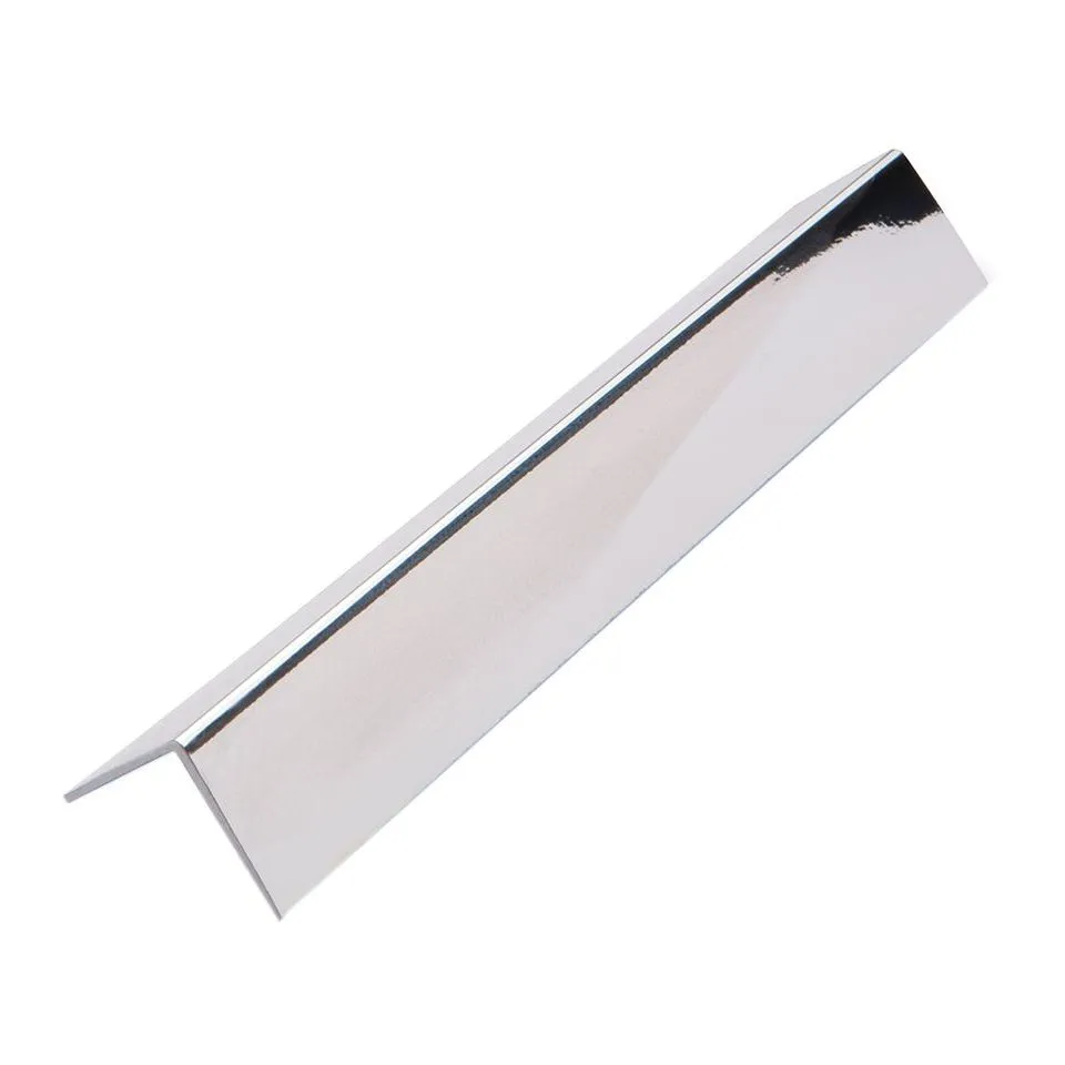 Guardian Wall Panel Accessories Right Angle 25mm x 2.7m Chrome