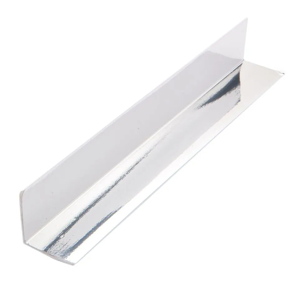 Guardian Wall Panel Accessories Right Angle Internal 28mm x 2.7m Chrome