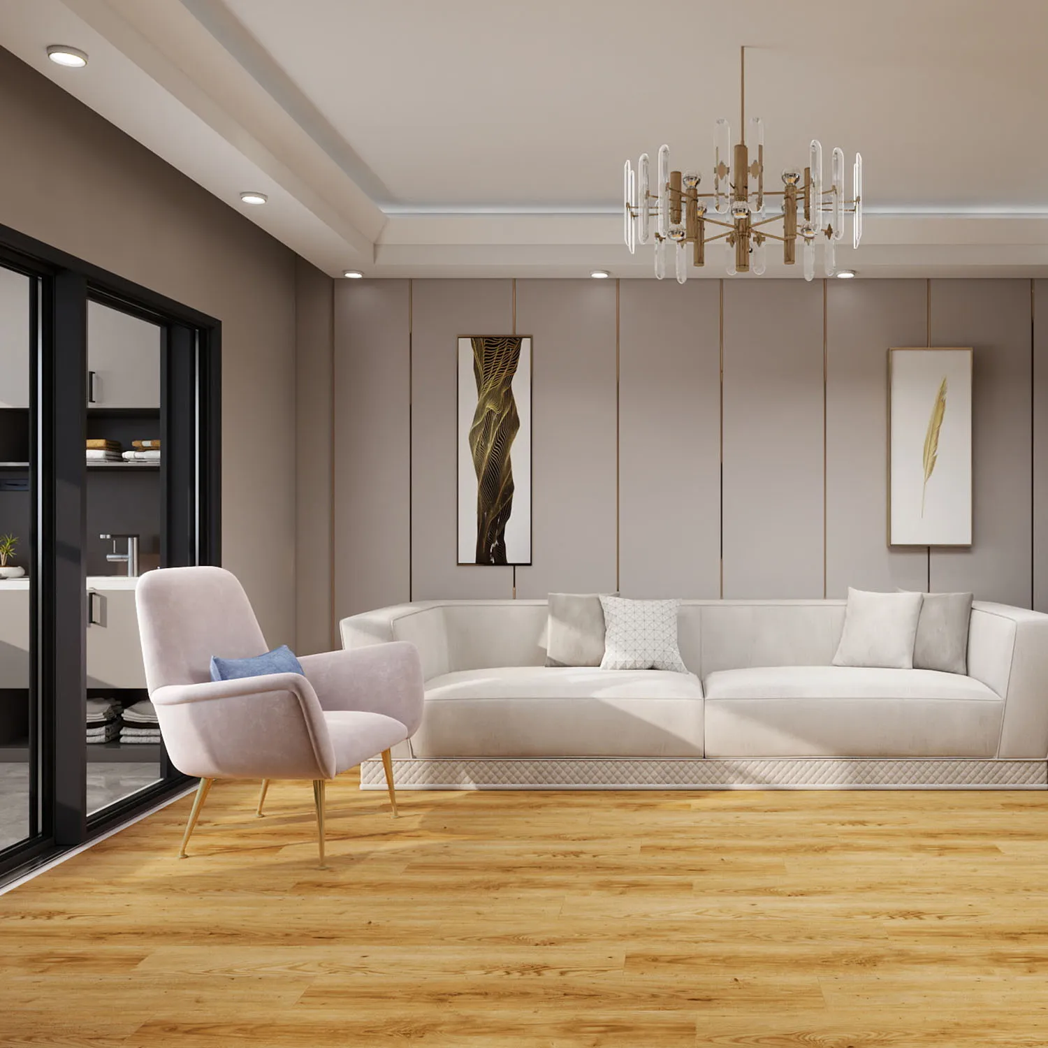 Guardian Clever Click Premium SPC 5mm Denver Oak Standard Plank