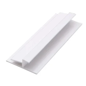 Guardian Wall Panel Accessories Floor / Wall Joint Trim  4/10mm x 2.5m White
