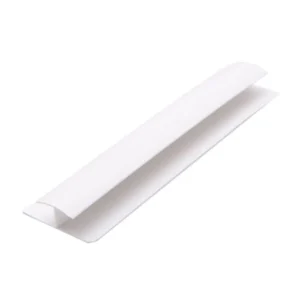 Guardian Wall Panel Accessories H Trim  8mm x 2.7m White