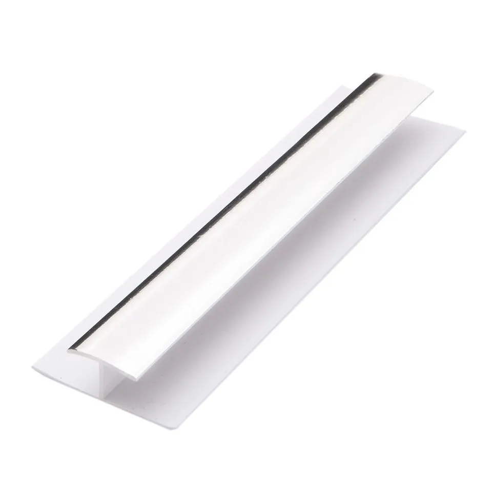 Guardian Wall Panel Accessories H Trim 10mm x 2.7m Chrome