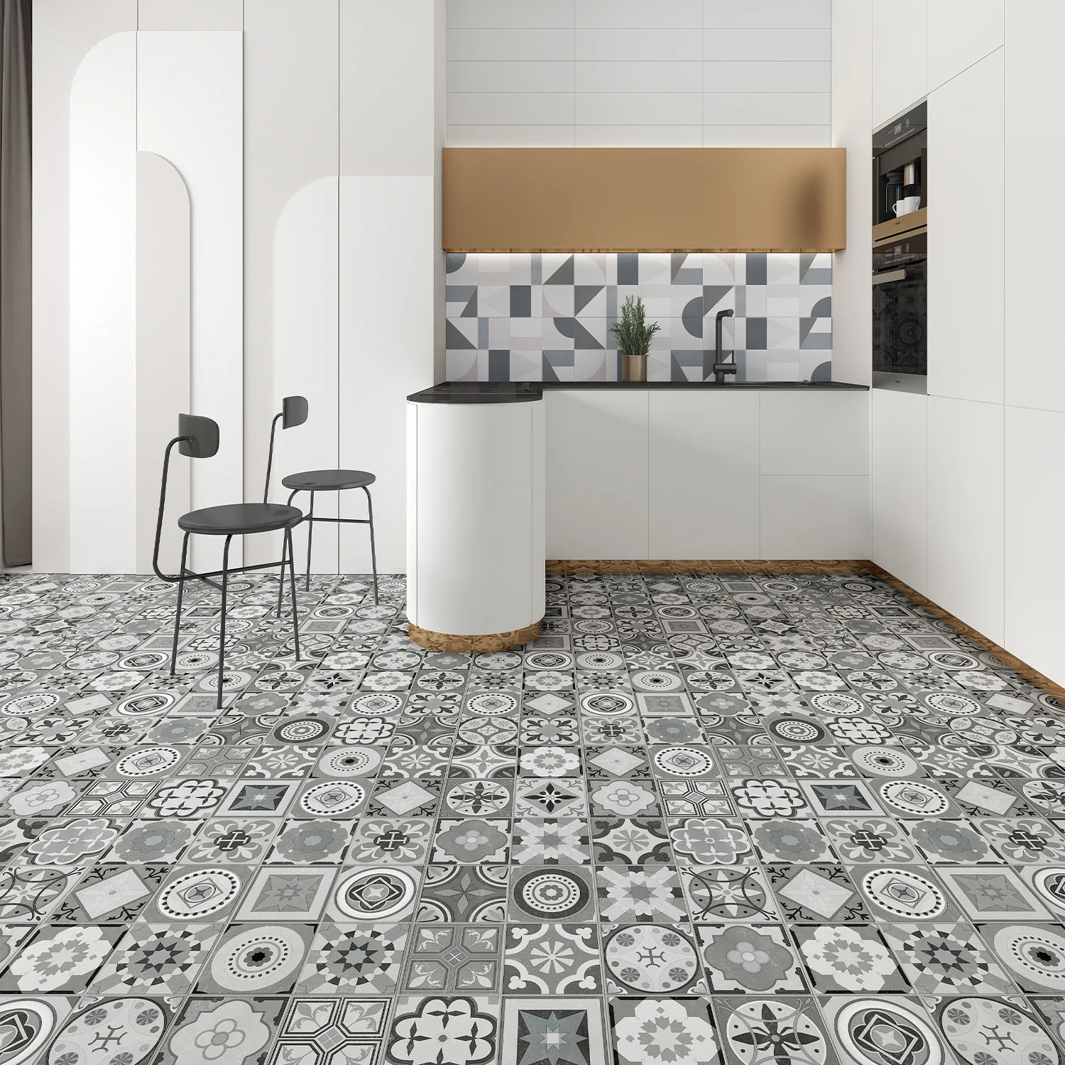 Guardian Clever Click Premium SPC 5.5mm Valletta Mosaic
