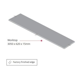 Metis Brown Fleck Worktop 3050 x 620 x 15mm
