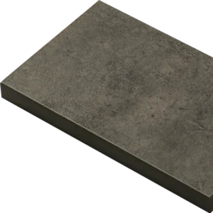 Mariz Deep Grey 3050 x 640 x 12mm Worktop w/ 1.5 Designer Bowl Stainless Steel Undermount Sink 10mm Radius RHB