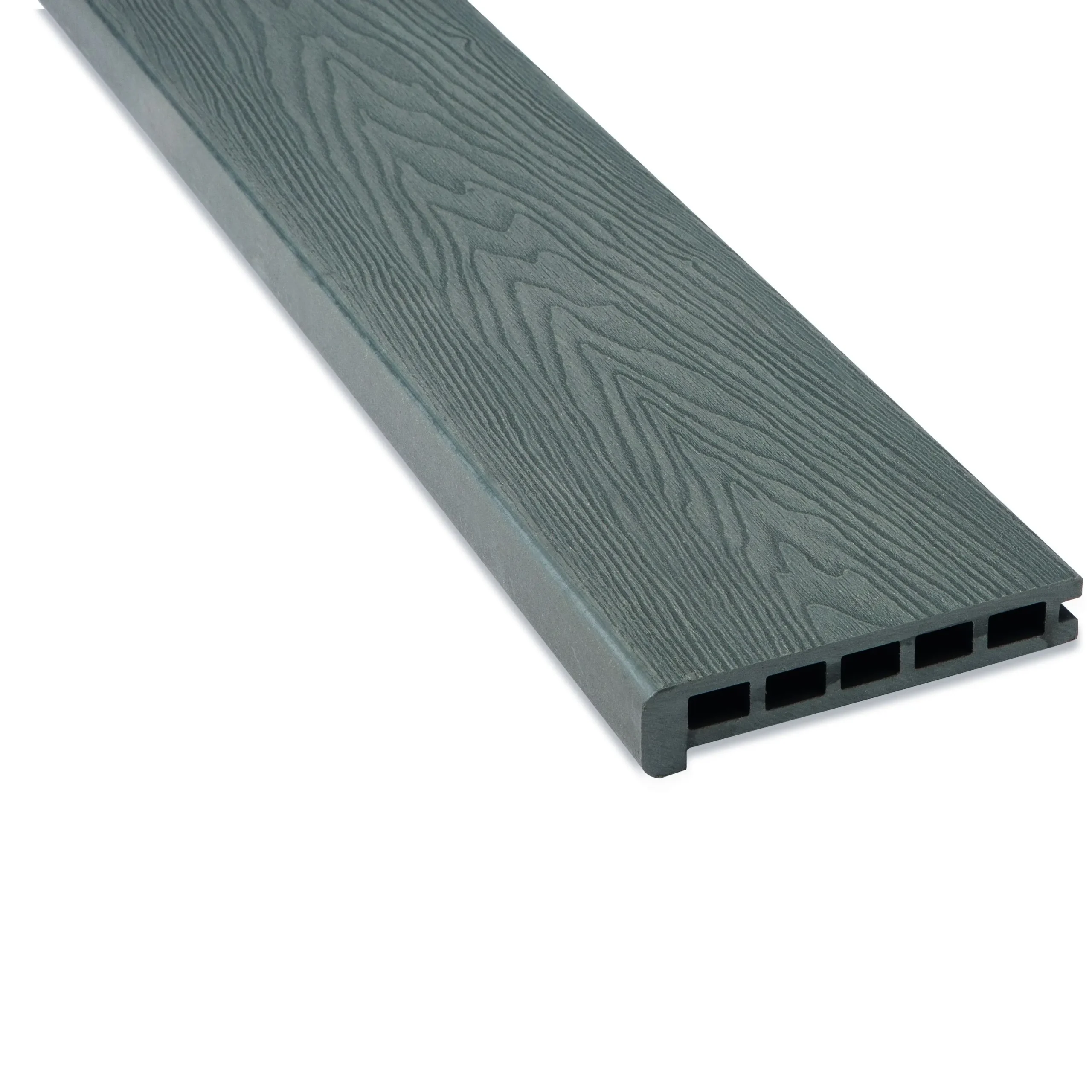 Suelo Composite Decking Accessories Bullnose Starter Board 3600 x 185 x 25mm – Grey