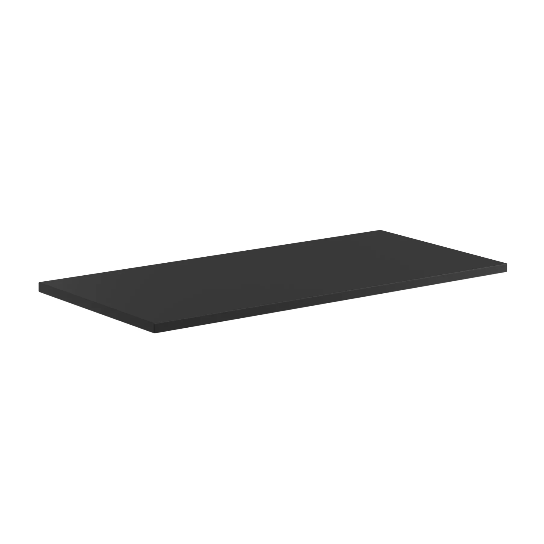Scudo Alfie 800mm Fluted Vanity Unit Kit With Worktop, Side Unit, Sit On Basin - Matte Black - Image 4