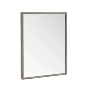 Scudo Ambience 800mm x 600mm Mirror - Grey Oak