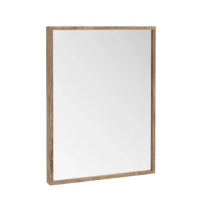 Scudo Ambience 800mm x 600mm Mirror - Rustic Oak