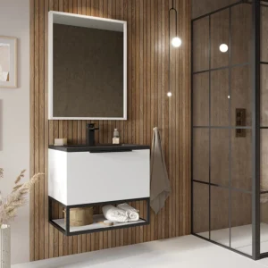 Scudo Ambience 800mm x 600mm Mirror - Matte White