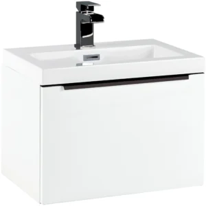 Scudo Muro Black Handle For 600mm Wall Hung Unit