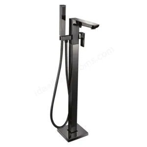 Scudo Muro 2 Tap Hole Freestanding Bath Tap - Matte Black