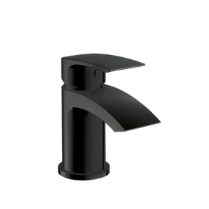 Scudo Belini Deck Mounted 1 Handle Basin Mixer w/ Waste - Matte Black