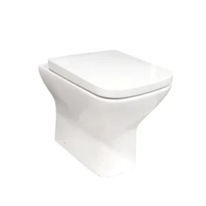 Scudo Porto Rimless Back To Wall Pan and Seat - White
