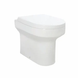 Scudo Spa Rimless Back To Wall Pan and Seat - White