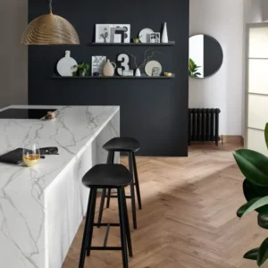 Woodpecker Brecon 6mm SPC Vinyl Herringbone Blanche Oak