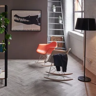 Woodpecker Brecon 6mm SPC Vinyl Herringbone River Oak