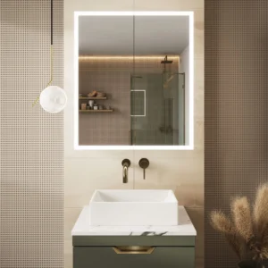 Scudo Prospr Double Door 600mm x 700mm Mirror Cabinet w/ Bluetooth