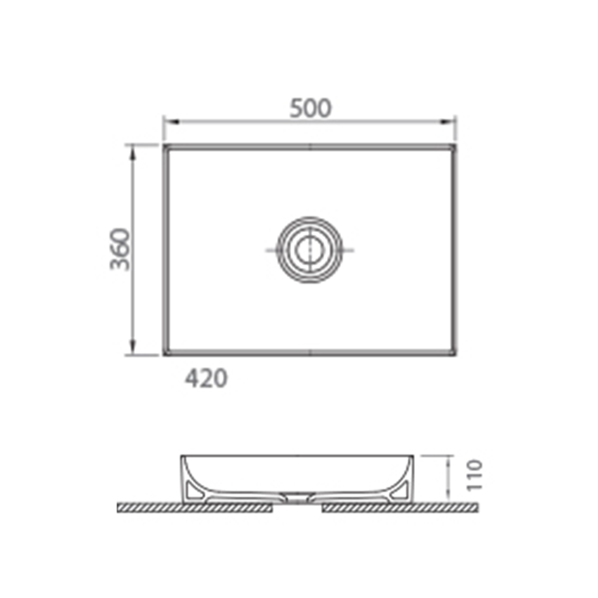 Scudo Alfie 800mm Fluted Vanity Unit Kit With Worktop, Side Unit, Sit On Basin - Reed Green - Image 9