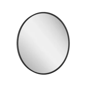 Scudo Macie 600mm LED Round Mirror - Black