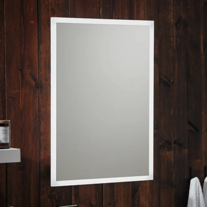 Buy Scudo Mosca 500mm x 700mm LED Mirror w/ Demister Pad, Shaver Socket ...