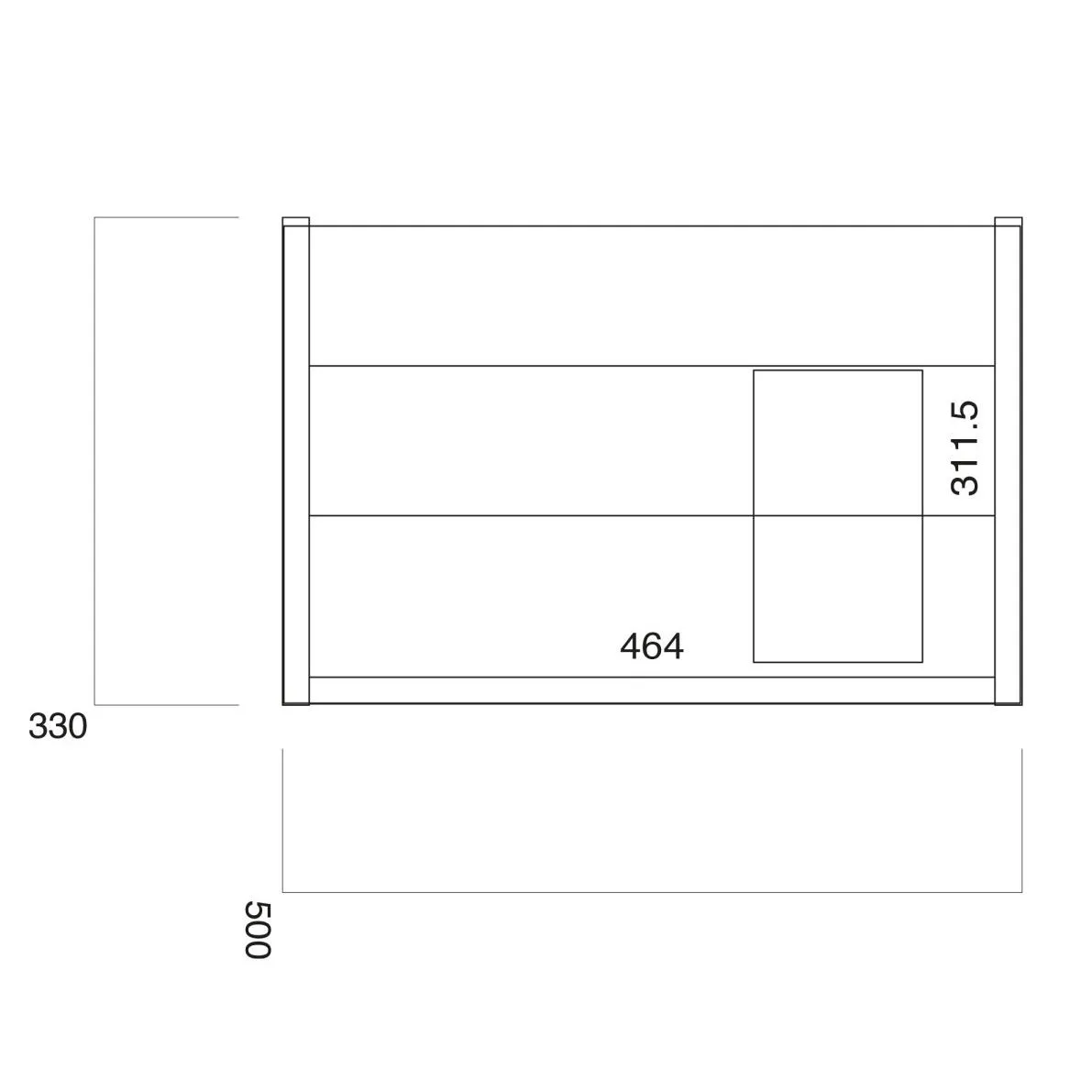 Scudo Muro 600mm Wall Hung Unit With White Ceramic Basin - Reed Green - Image 2