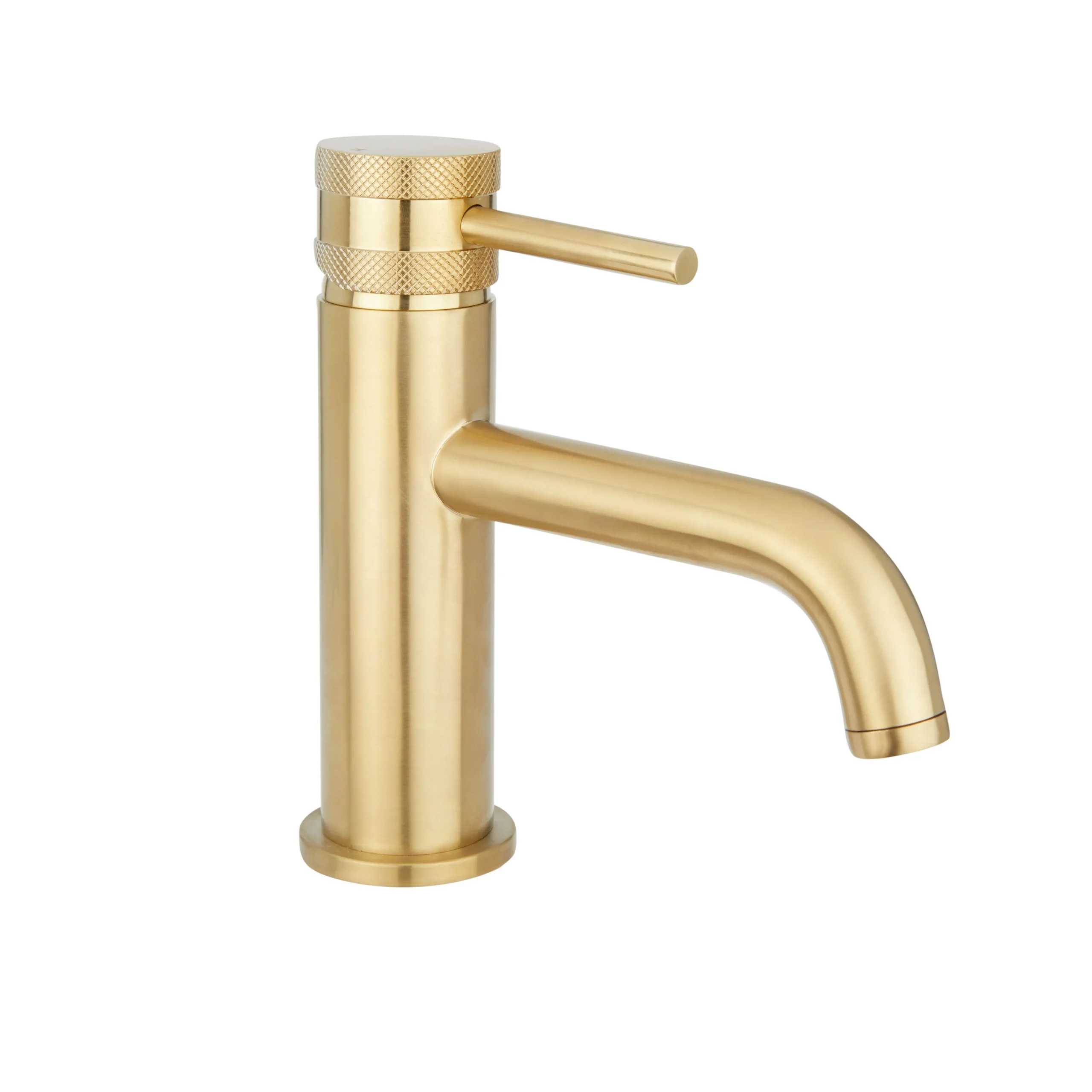 Scudo Core Mono Basin Mixer - Brushed Brass