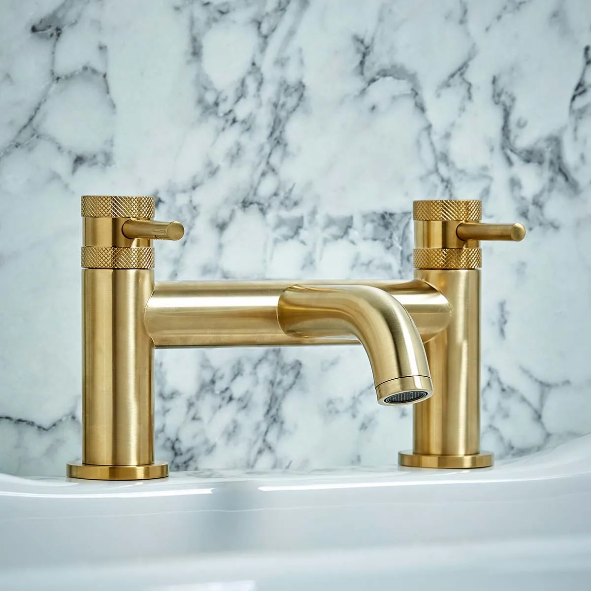 Scudo Core Bath Filler - Brushed Brass - Image 2