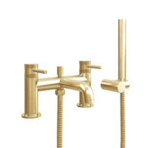 Scudo Core Bath Shower Mixer - Brushed Brass