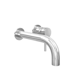 Scudo Core Wall Mounted Basin Tap - Chrome