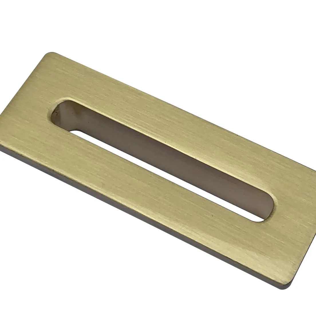 Scudo Chevron Rectangle Overflow Insert - Brass
