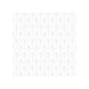 Showerwall Acrylic 2400 x 896 Deco Tile White And Grey SCA43