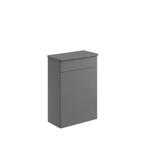Scudo Aubrey 505mm x 800mm x 255mm Floorstanding WC Unit - Dust Grey