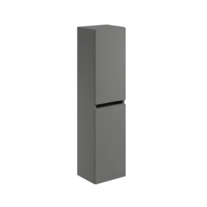 Scudo Aubrey 300mm x 1200mm x 265mm Wall Mounted Tall Boy Unit - Dust Grey