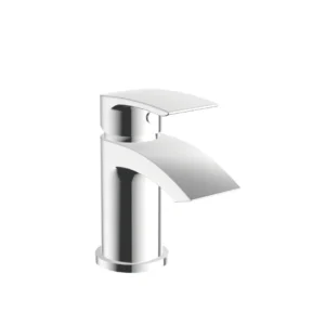 Scudo Belini Deck Mounted 1 Handle Mini Basin Mixer w/ Waste - Chrome