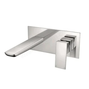 Scudo Muro Wall Mounted Bath Filler - Chrome