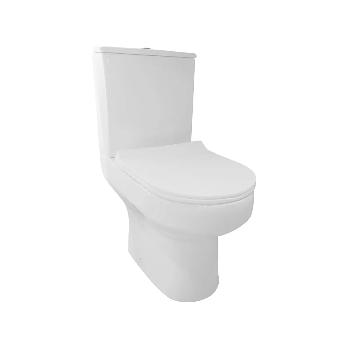 Scudo Spa Rimless Close Coupled Open Back Complete WC - White
