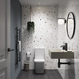 Showerwall Acrylic 2400 x 1200 Ravello Terrazzo SCA76