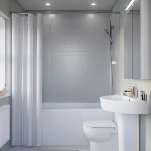 Showerwall Laminate Silver Grey SWCT02 2440 x 1220 Compact Tile