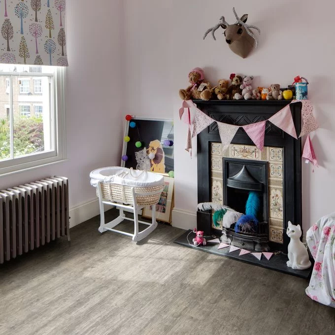 Polyflor Camaro PUR 2mm Glue Down LVT Smoke Brushed Elm 2233 - Image 3