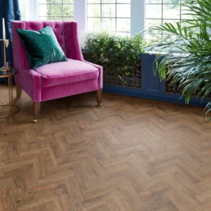 Polyflor Camaro PUR 2mm Glue Down LVT Georgian Parquet 2252