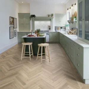 Polyflor Camaro PUR 2mm Glue Down LVT Naked Blond Oak Large Parquet LPQ2257