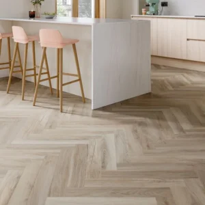 Polyflor Camaro Rigid Core PUR 5.5mm Click LVT Waterside Oak Herringbone RPQ4143