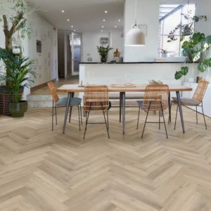 Polyflor Camaro Rigid Core PUR 5.5mm Click LVT Naked Blond Oak Herringbone RPQ4144