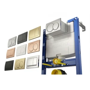 Geberit Duofix Alpha Element For Wall-Hung WC 98cm + Concealed Cistern 12cm - 6/3 Litres