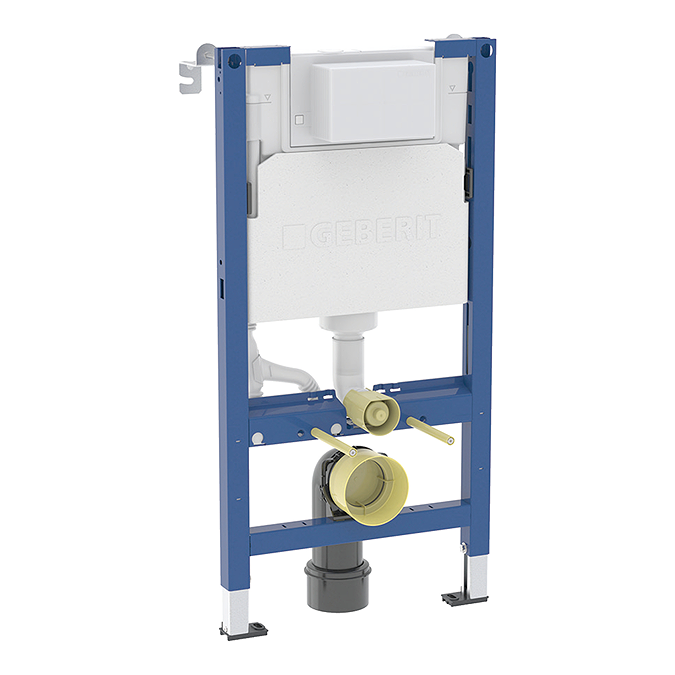 Geberit Duofix Alpha Element For Wall-Hung WC 98cm + Concealed Cistern 12cm - 6/3 Litres
