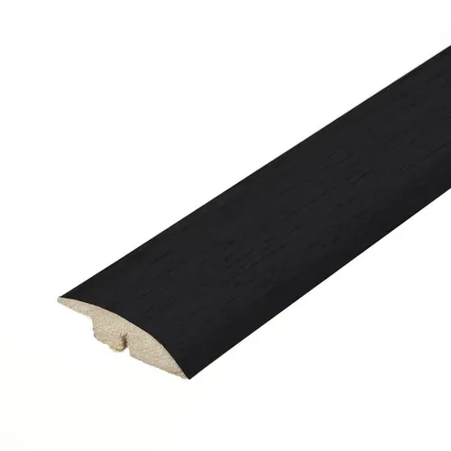 Laminate Adapting Profile Door Bar 12 x 45 x 1000mm - Black FC38