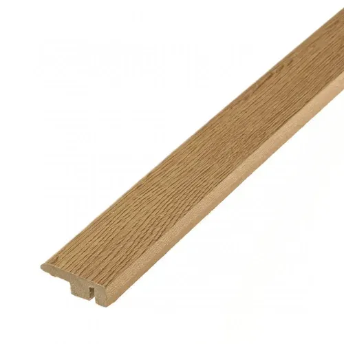 Laminate End Profile Door Bar 11.5 x 33 x 1000mm - Dark Oak FC18